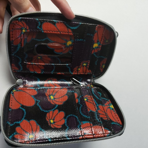 Sakroots floral boho hippie wristlet zip up wallet - Picture 4 of 8